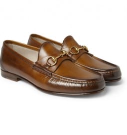 Gucci Horsebit Leather Loafers