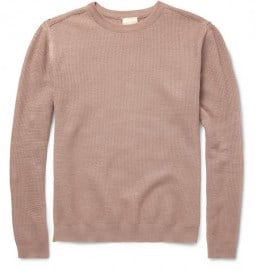 Wooyoungmi Textured Linen And Cotton-blend Sweater