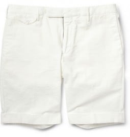 Slowear Incotex Slim-fit Cotton-seersucker Shorts