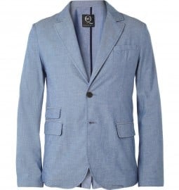 Mcq Unstructured Slim-fit Cotton Suit Jacket