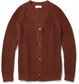 Ami Open-knit Linen Cardigan