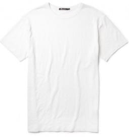 Alexander Wang Slub Linen And Silk-blend T-shirt
