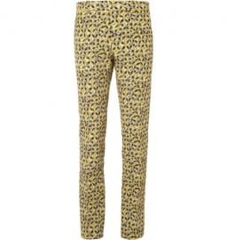 Marni Printed Linen-blend Trousers
