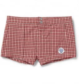 Robinson Les Bains Capri Short-length Plaid Swim Shorts