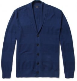 Ps By Paul Smith Textured-knit Cotton Cardigan