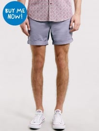 Topman Lilac Chino Shorts