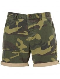 Topman Camouflage Printed Shorts