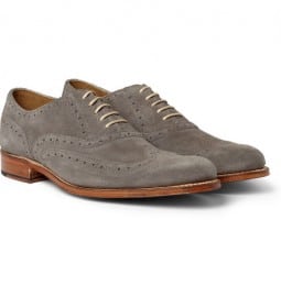 Grenson Dylan Suede Wingtip Brogues