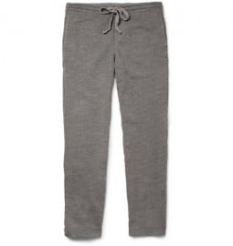 James Perse Loopback Cotton-blend Jersey Sweatpants