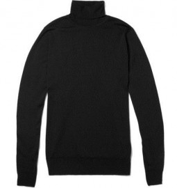 John Smedley Belvoir Rollneck Merino Wool Sweater