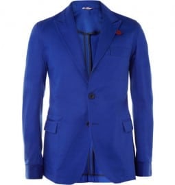 Oliver Spencer Portland Slim-fit Cotton-twill Suit Jacket