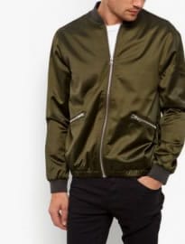 New Look Khaki Bomber Jacket
