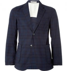Beams Plus Check Cotton Blazer