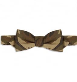 Beams Plus Camouflage-print Cotton Bow Tie