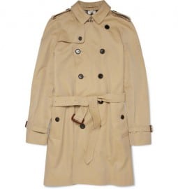 Burberry London Cotton-gabardine Trench Coat