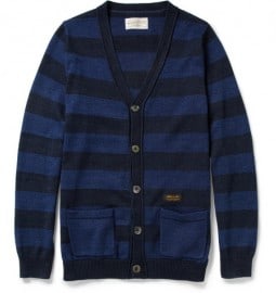 Neighborhood Striped Cotton Cardigan