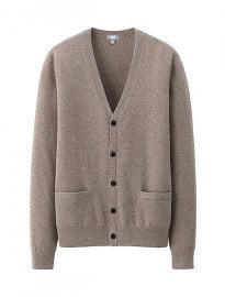 Uniqlo Men Cashmere V Neck Cardigan