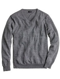 Cotton V-neck Sweater