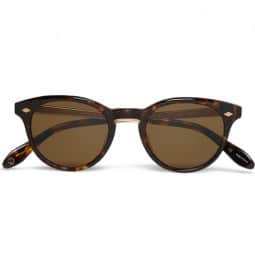 Garrett Leight California Optical Ashland Round-frame Polarised Sunglasses