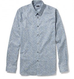 Ps By Paul Smith Slim-fit Floral-print Cotton Shirt