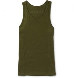 The Elder Statesman Fine-knit Cotton And Cashmere-blend Vest