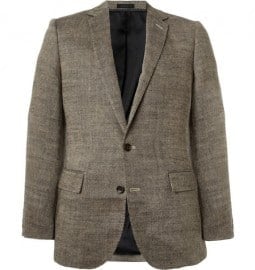 J.crew Ludlow Slim-fit Herringbone Linen Blazer