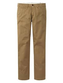 Uniqlo Men Vintage Regular Fit Chino Flat Front Trousers