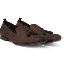 Alexander Mcqueen Suede Tassel Loafers