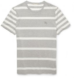 Burberry Brit Striped Cotton-jersey T-shirt