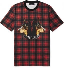 Givenchy Doberman-print Cotton-jersey T-shirt