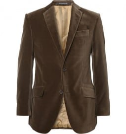 Richard James Hyde Slim-fit Velvet Blazer