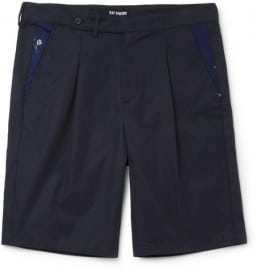 Raf Simons Flower Print-trimmed Cotton Shorts