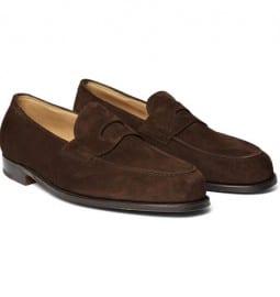 John Lobb Lopez Leather Penny Loafers