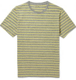 J.crew Austin Striped Cotton-jersey T-shirt