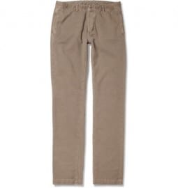 Massimo Alba Winch Slim-fit Cotton And Wool-blend Trousers