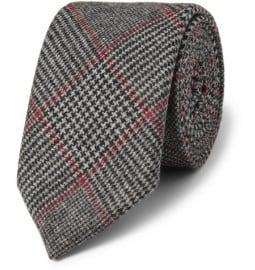 Michael Bastian Prince Of Wales Check Wool Tie