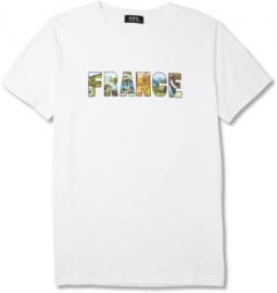 A.p.c. Printed Cotton-jersey T-shirt