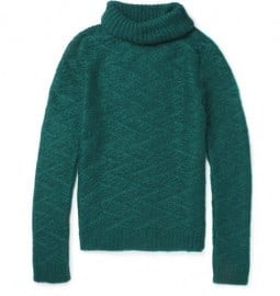 Balmain Mohair-blend Rollneck Sweater
