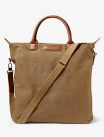 Want Les Essentiels De La Vie Ohare Leather-trimmed Organic Cotton-canvas Tote Bag