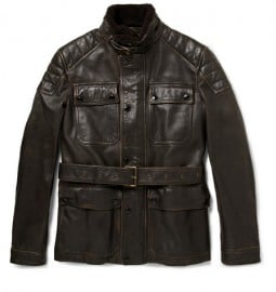 Burberry Brit Leather Motorcycle Jacket