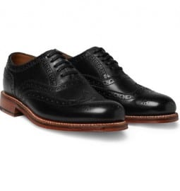 Grenson Angus Leather Wingtip Brogues