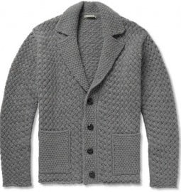 Boglioli Chunky Knit Wool Cardigan
