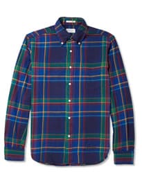 Gant Rugger Slim-fit Check Brushed-cotton Shirt