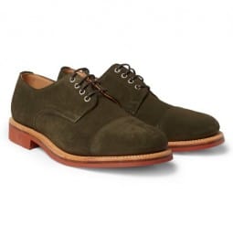 Oliver Spencer Suede Contrast-sole Derby Shoes