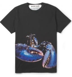 Katie Eary Lobster-print Cotton-jersey T-shirt