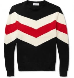 Ovadia & Sons Striped Knitted Cotton Sweater
