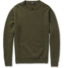 A.p.c. Merino Wool Crew Neck Sweater
