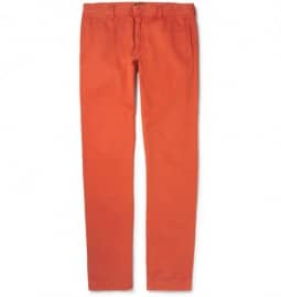J.crew Slim-fit Brushed-cotton Chinos