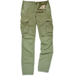 Incotex Incotex Slim-fit Cotton And Linen-blend Cargo Trousers