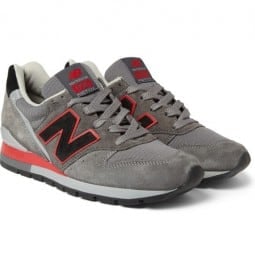 New Balance 996 Suede And Mesh Sneakers